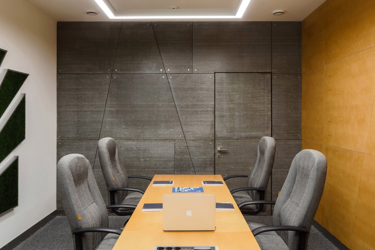 Отделка стен в офисе