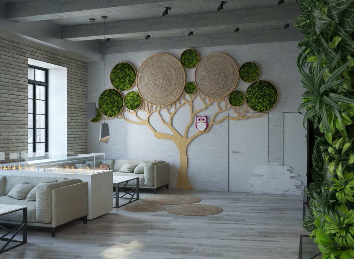 Экостиль в интерьере декор