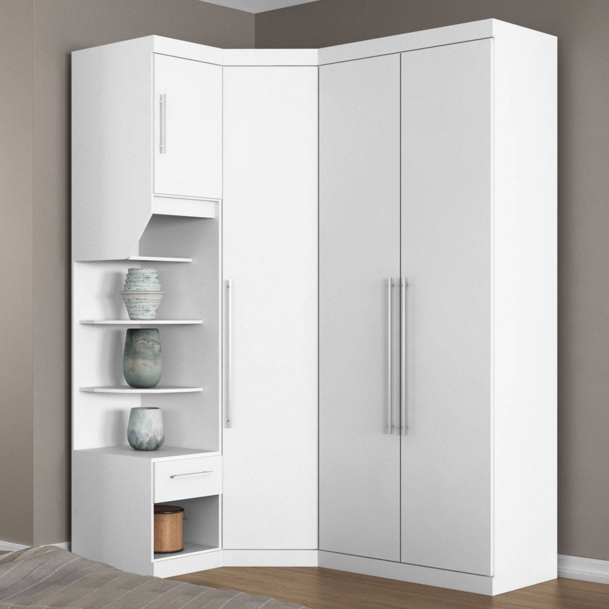 Угловой шкаф в спальню