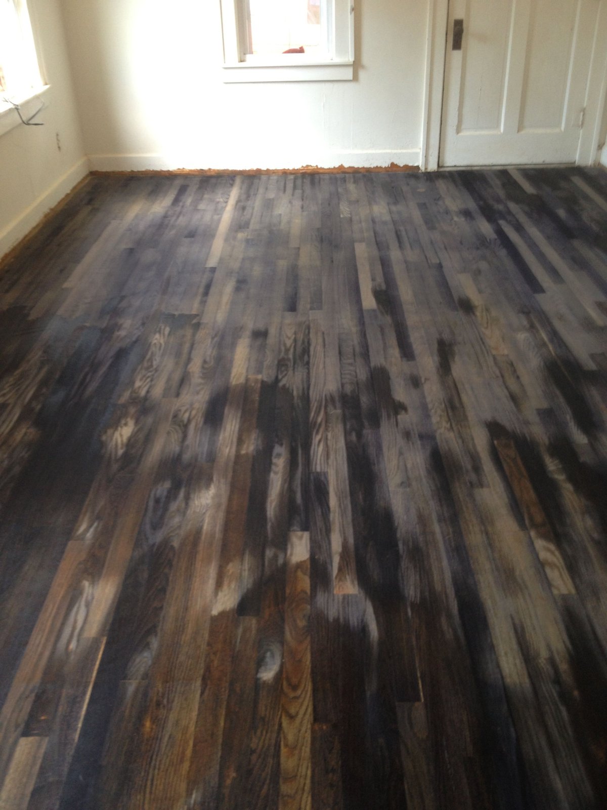 Деревянный пол морилка