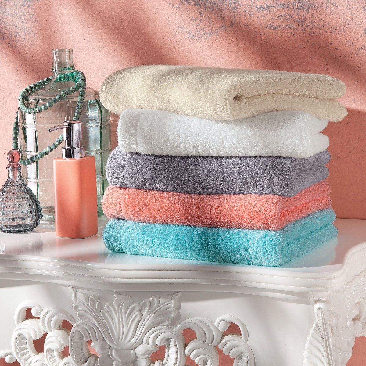 Полотенца в ванной