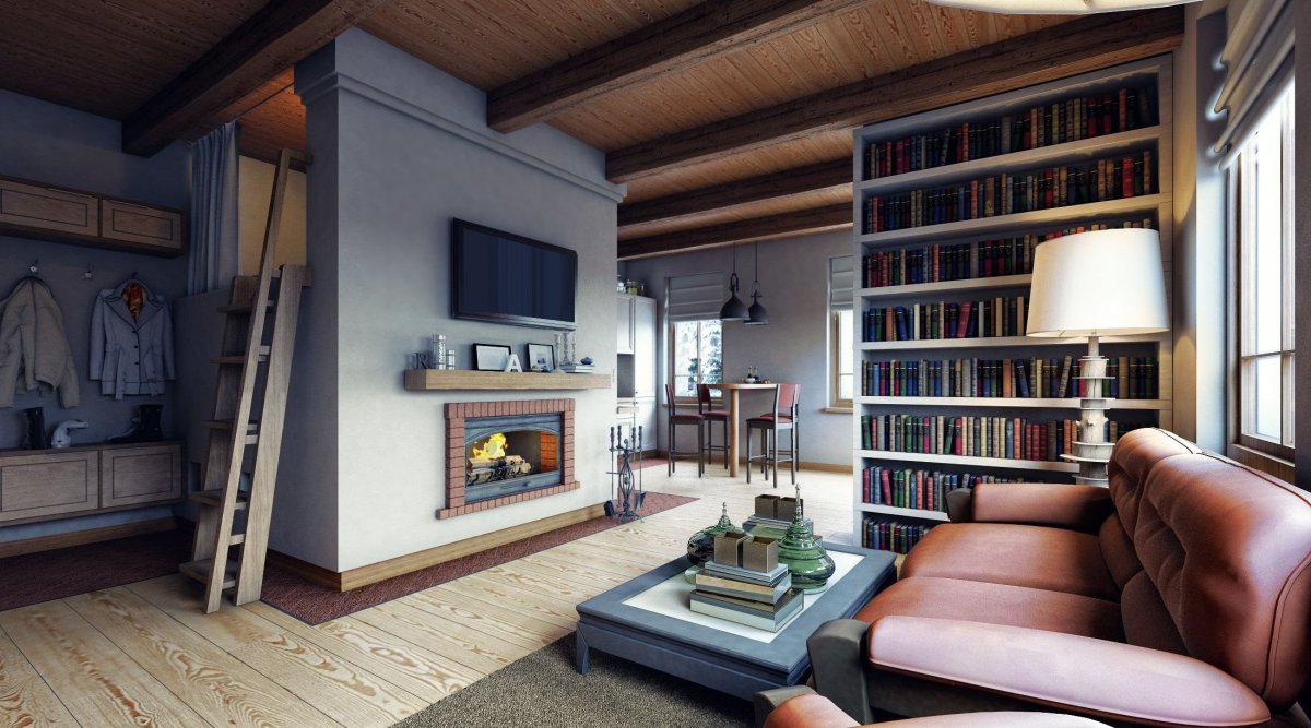 Современная русская печь с лежанкой