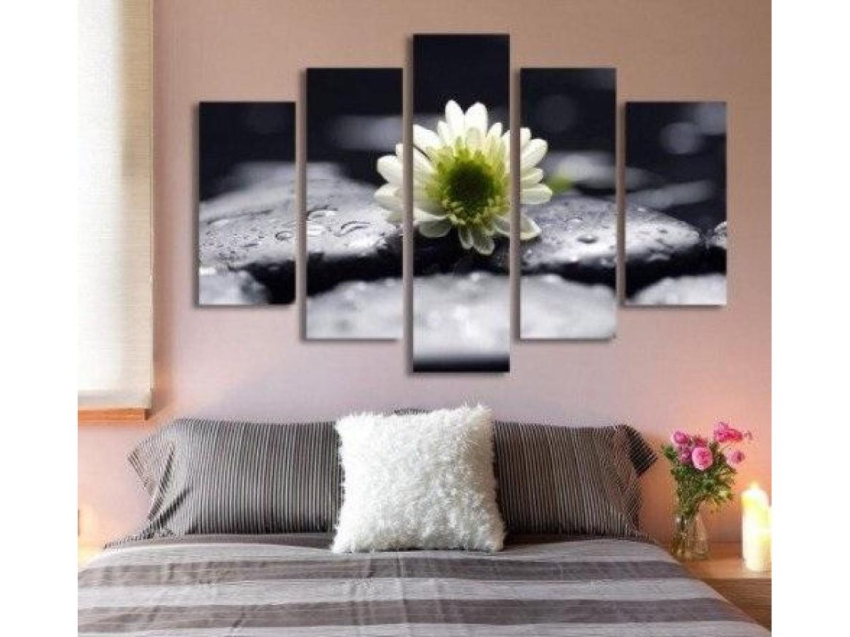 Модульная картина 80х140 "цветы" м904