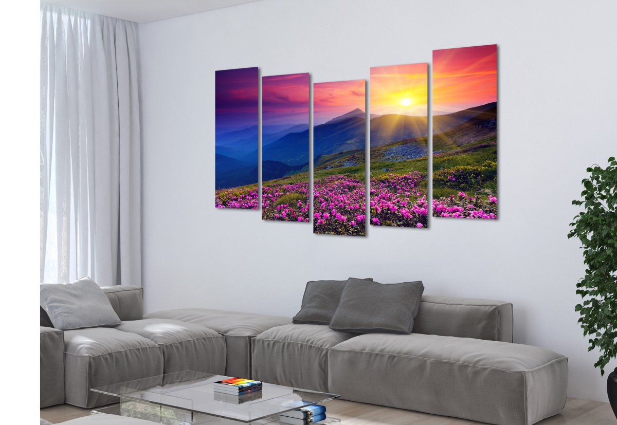 Фотопечать на холсте абстракция