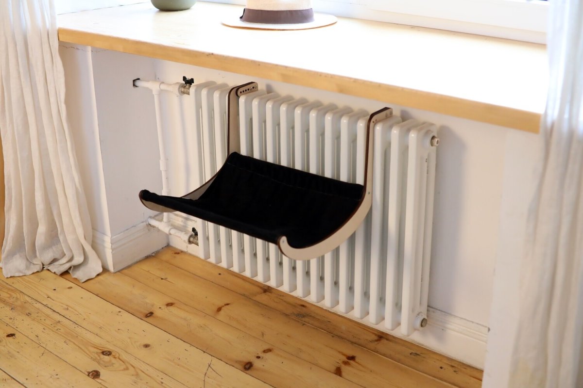 Гамак на радиатор для кошки 45*26*31 см, бежевый (43141)