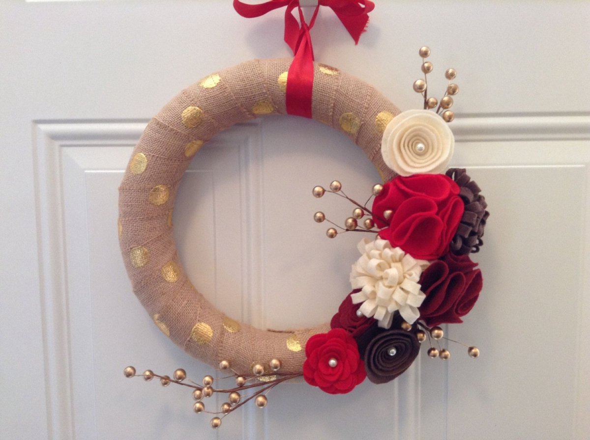 Венок из сухоцветов