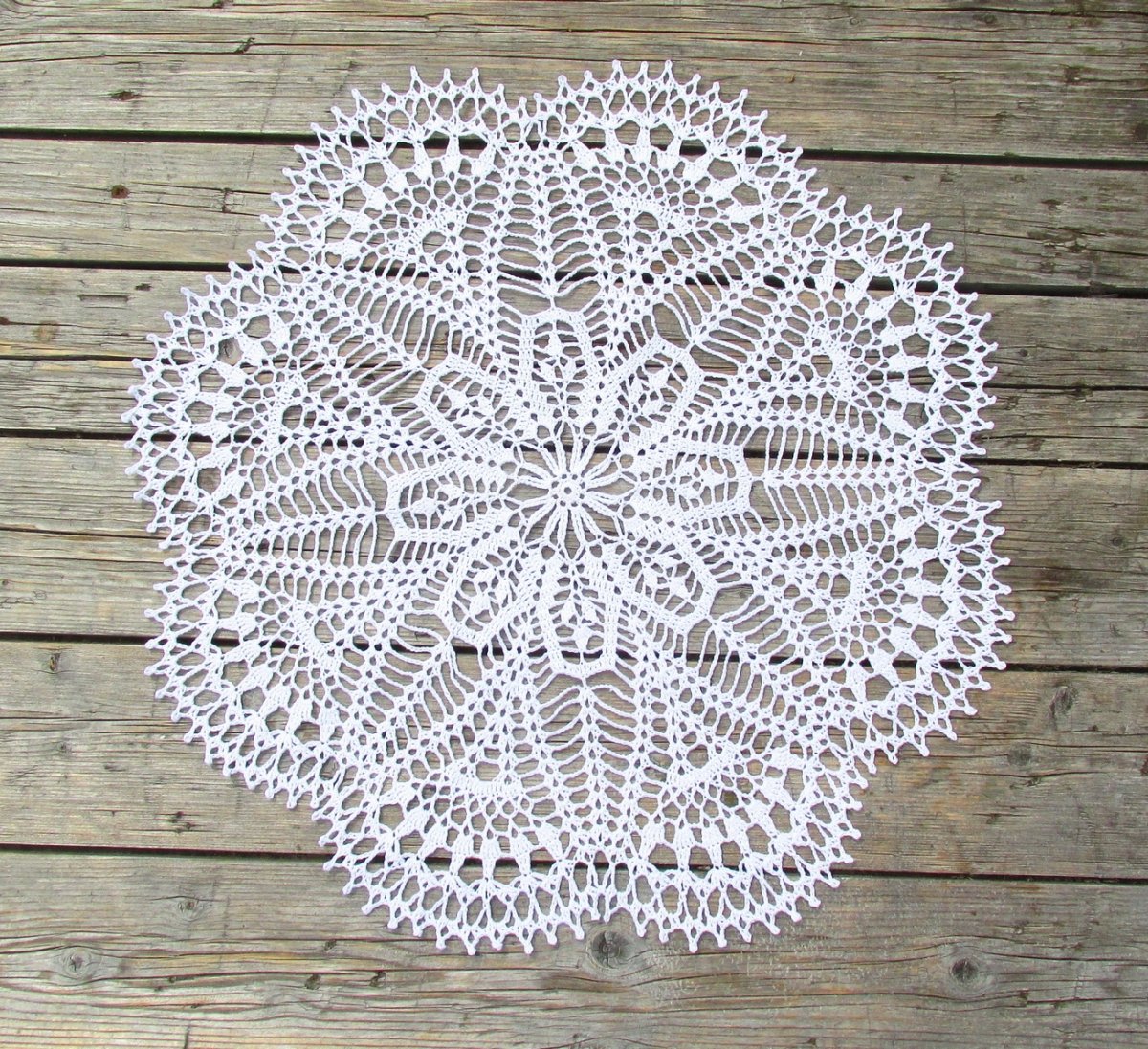 Вязаное панно