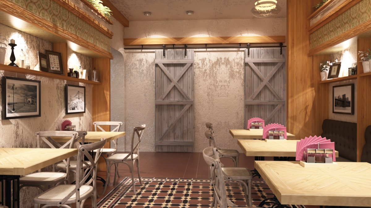 Интерьер кондитерской