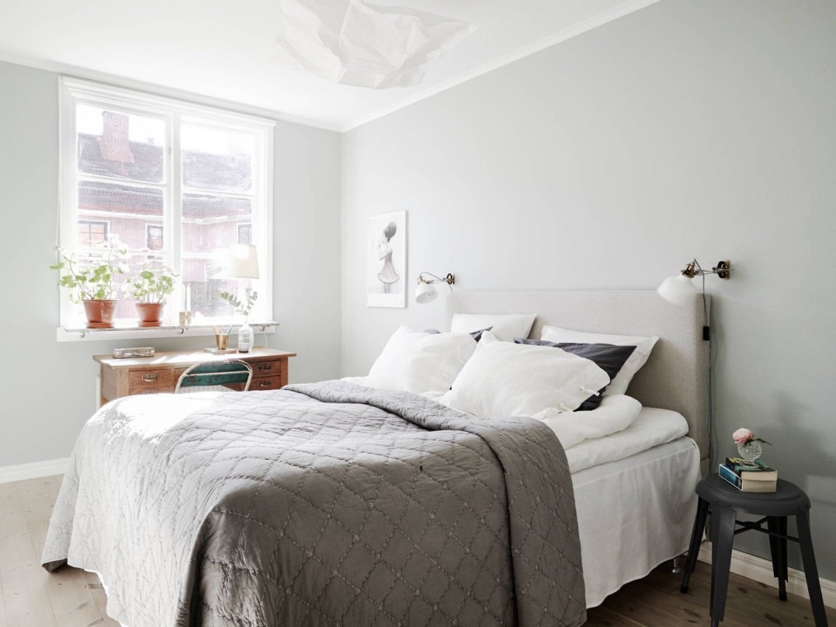 Спальня в скандинавском стиле