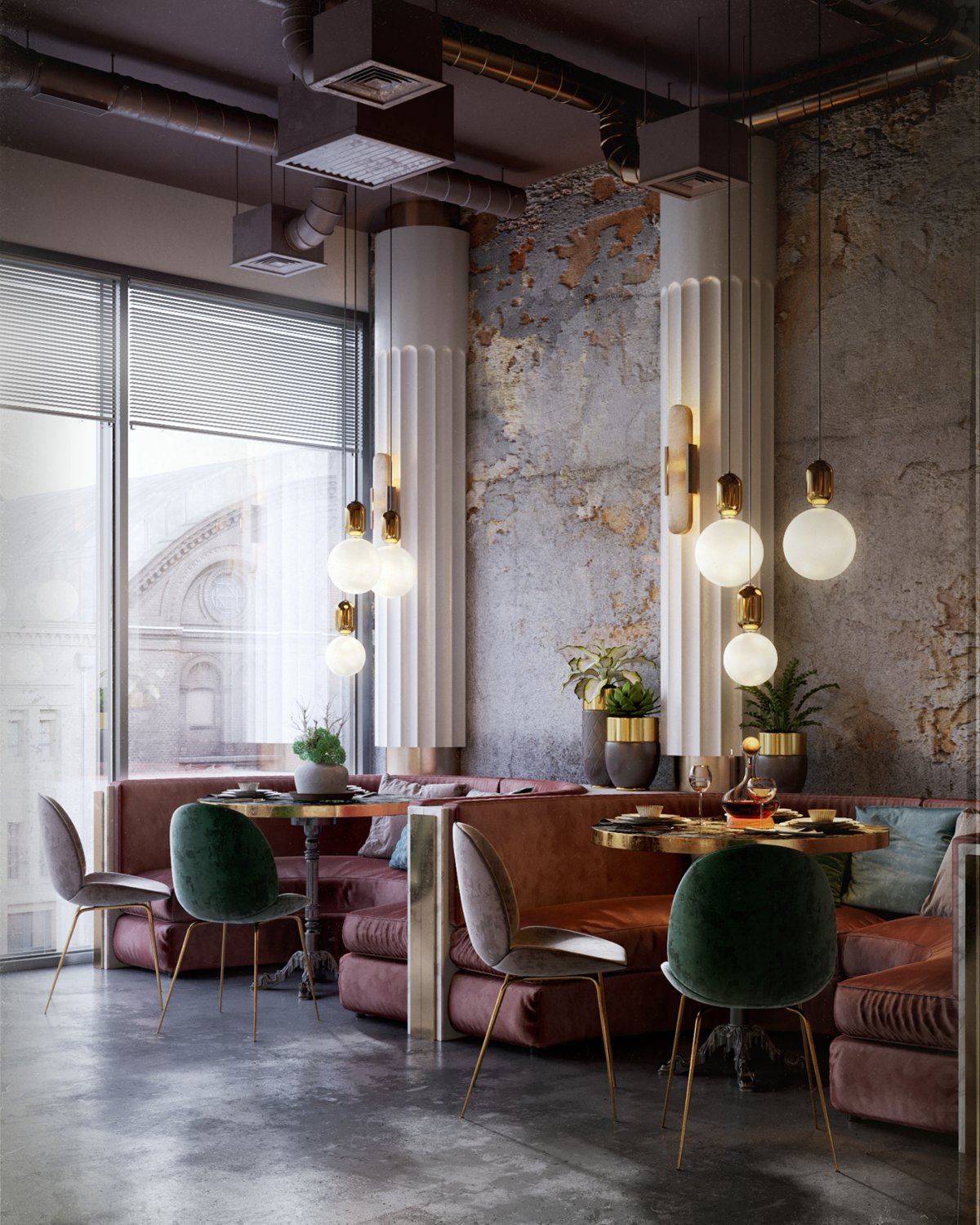 Интерьеры кафе и ресторанов