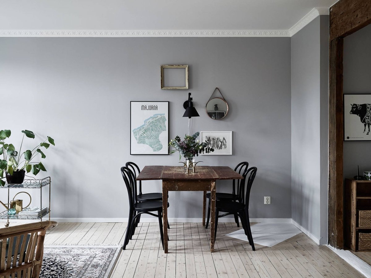 Серый пол серые стены