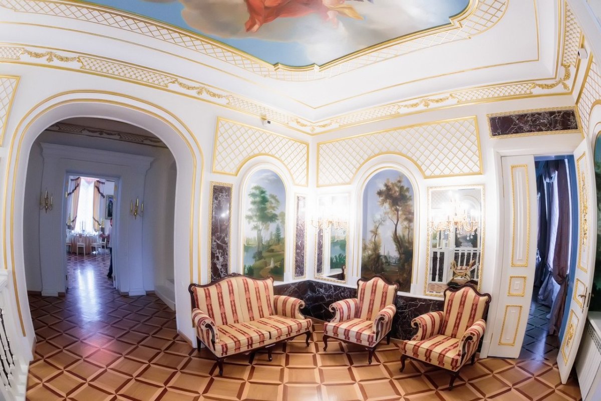 Дворянская усадьба 18 века внутри столовая