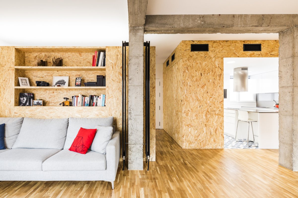 Внутренняя отделка ОСП плитами