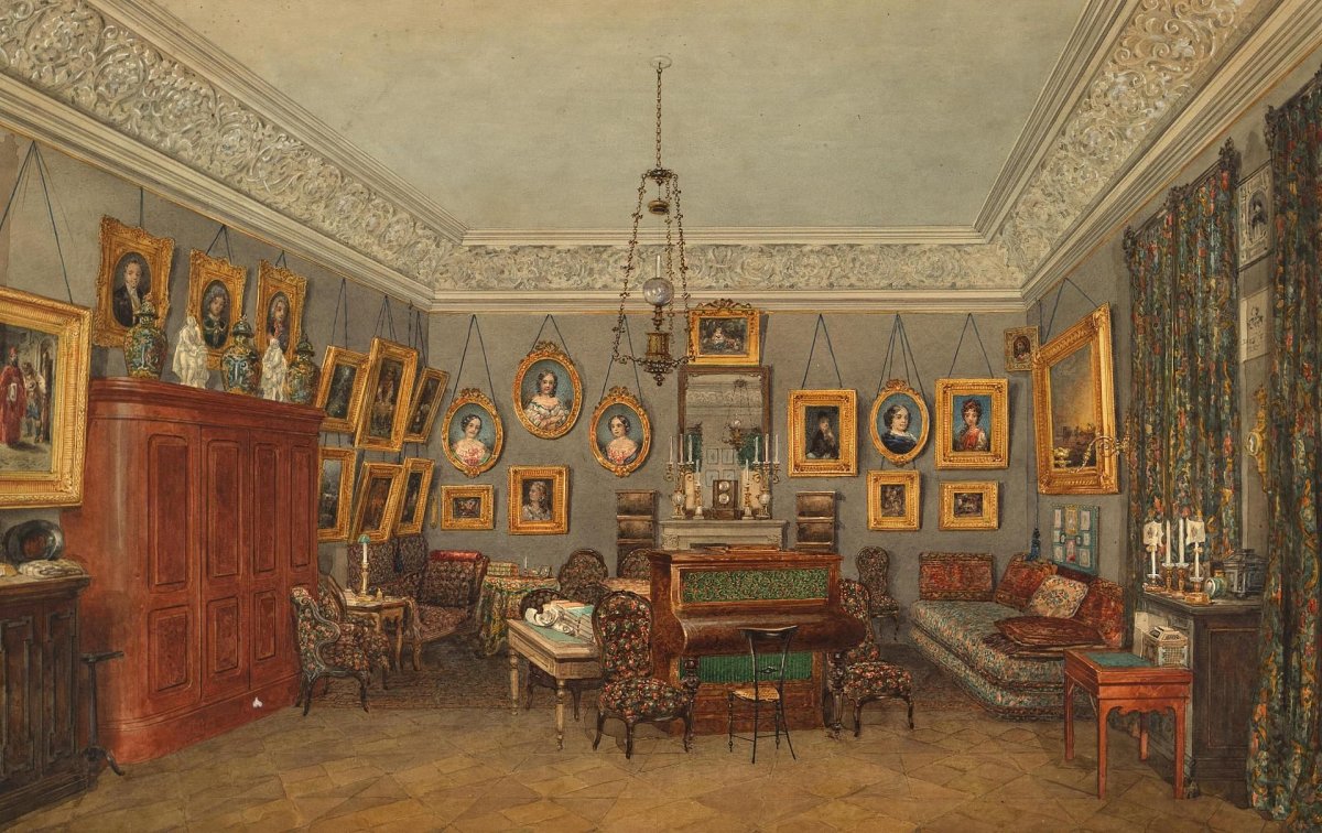 Усадьба интерьер Дворянское гнездо