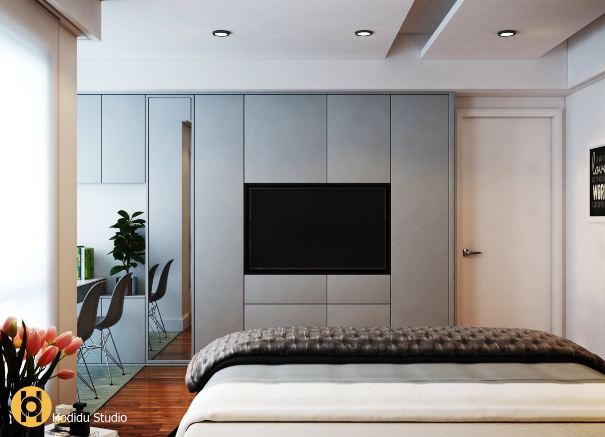 Спальня с гардеробной