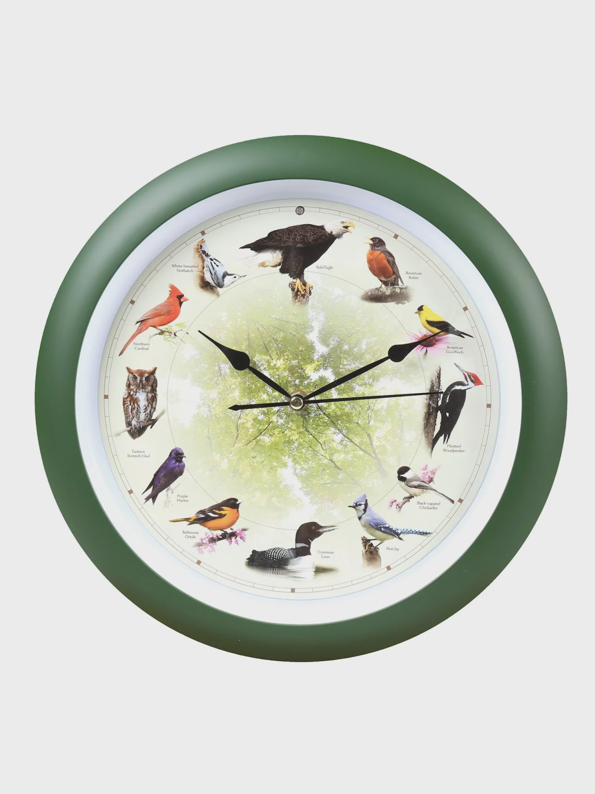 Настенные часы с птичками на ветках