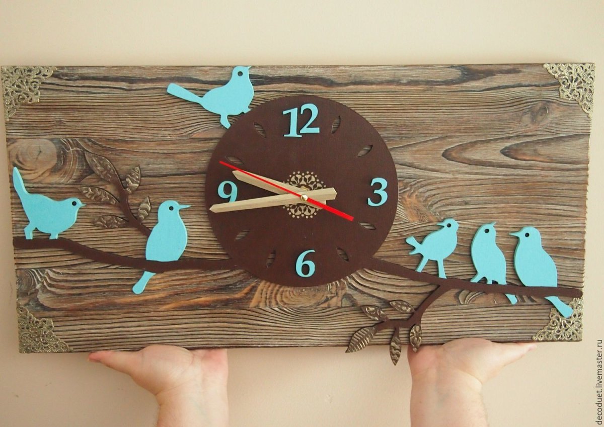 Часы настенные Birds