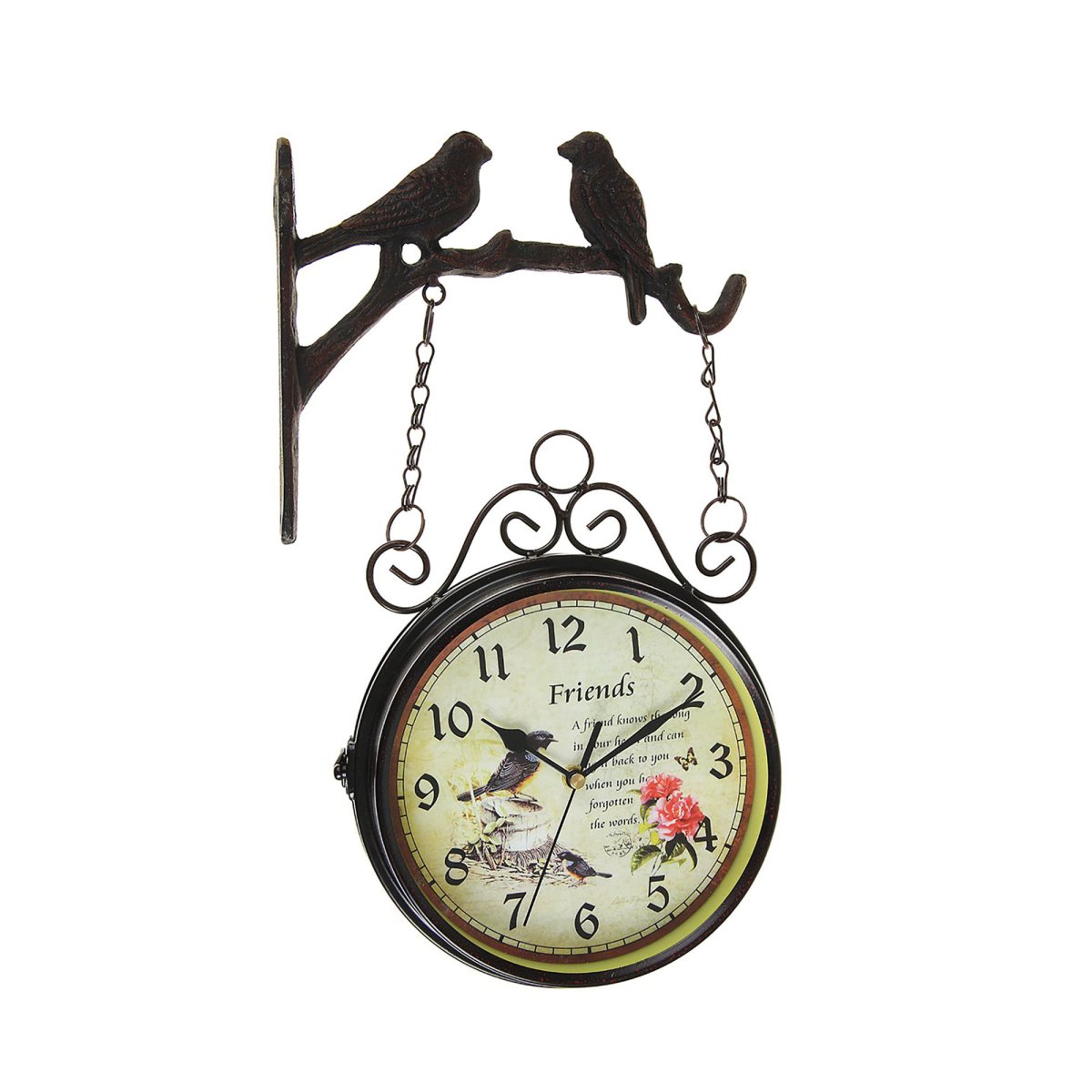 Часы на стену с птичками