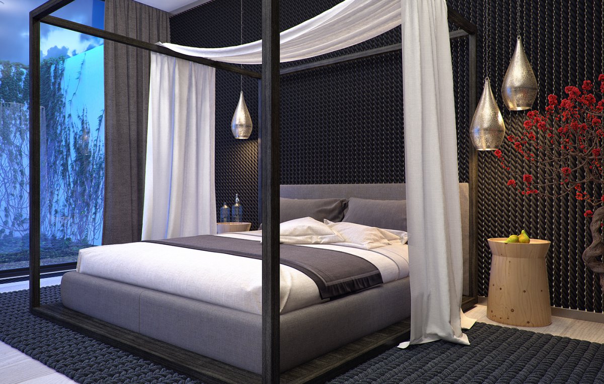 Кровать в стиле будущего