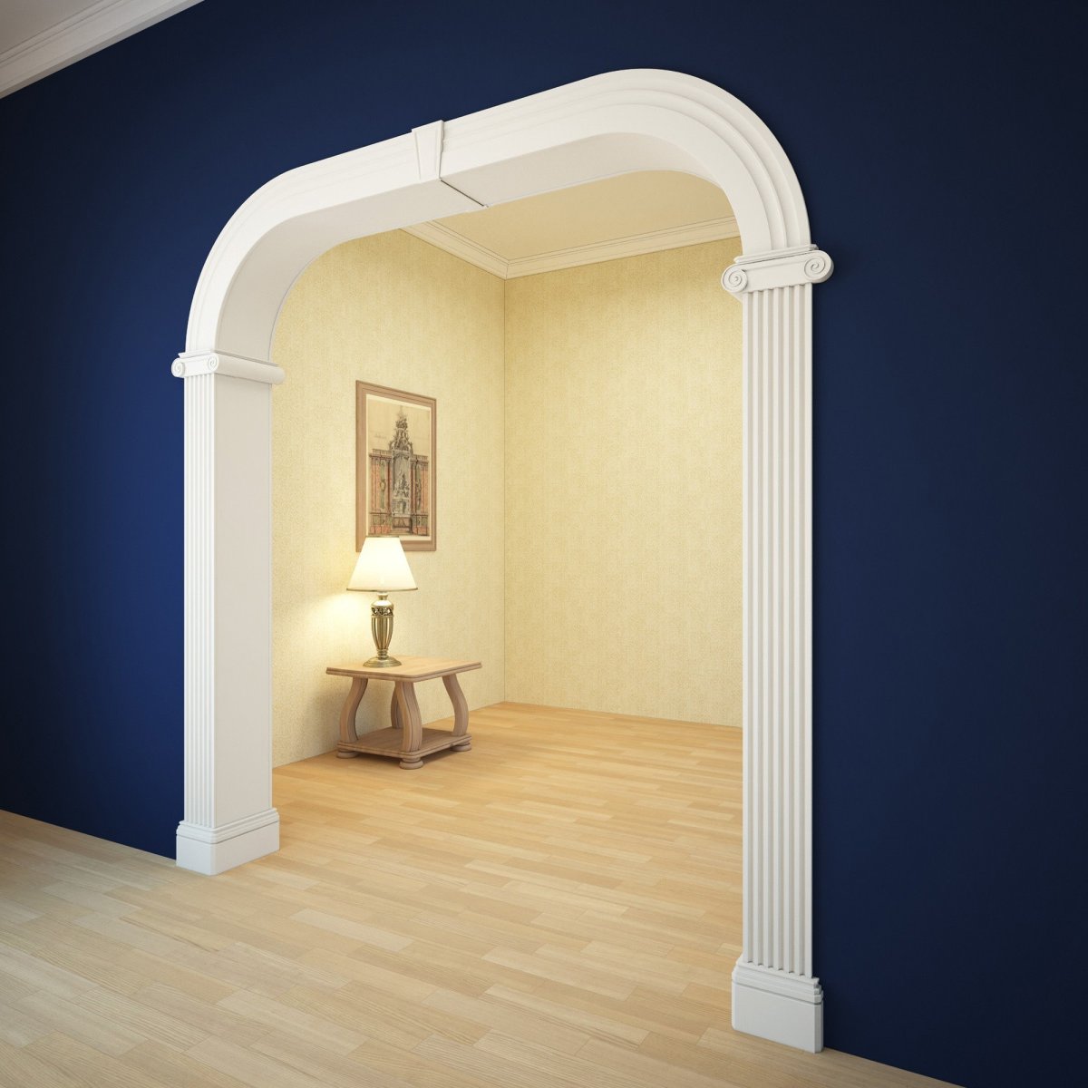 Г-образная арка в квартире