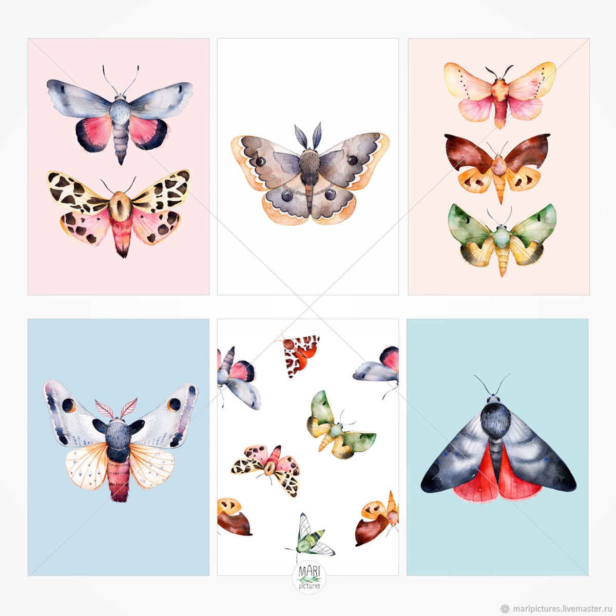 Бабочки в интерьере на стене