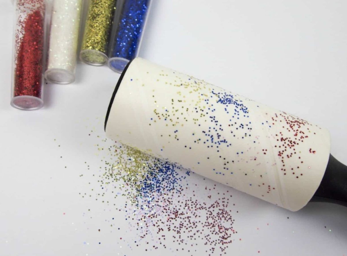 Стена с блестками