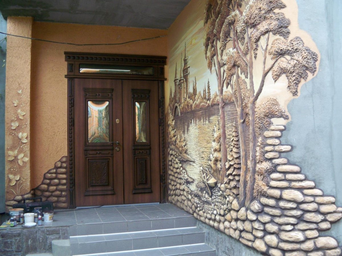 Рисунки на камнях фото