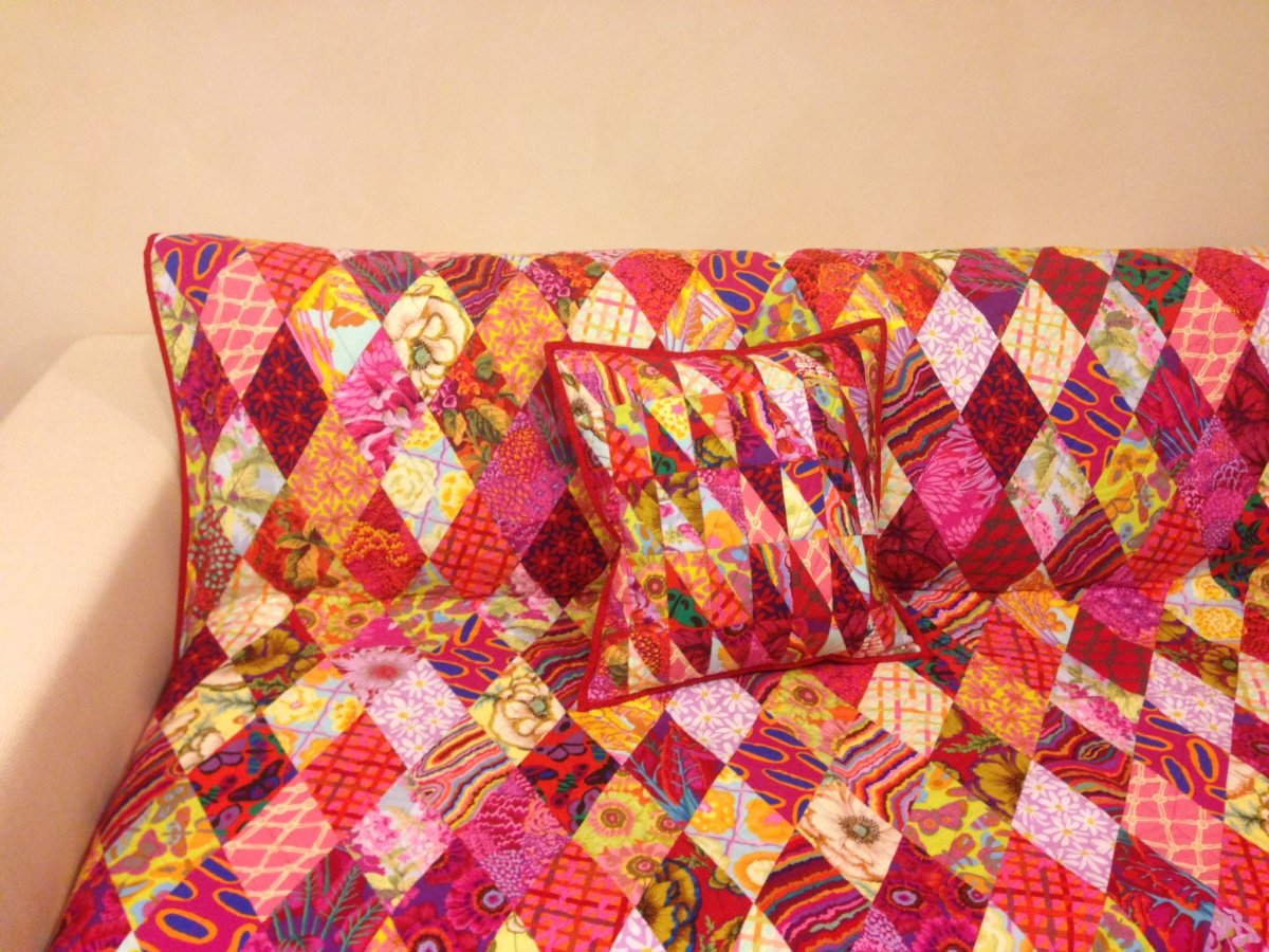 Покрывало на диван пэчворк