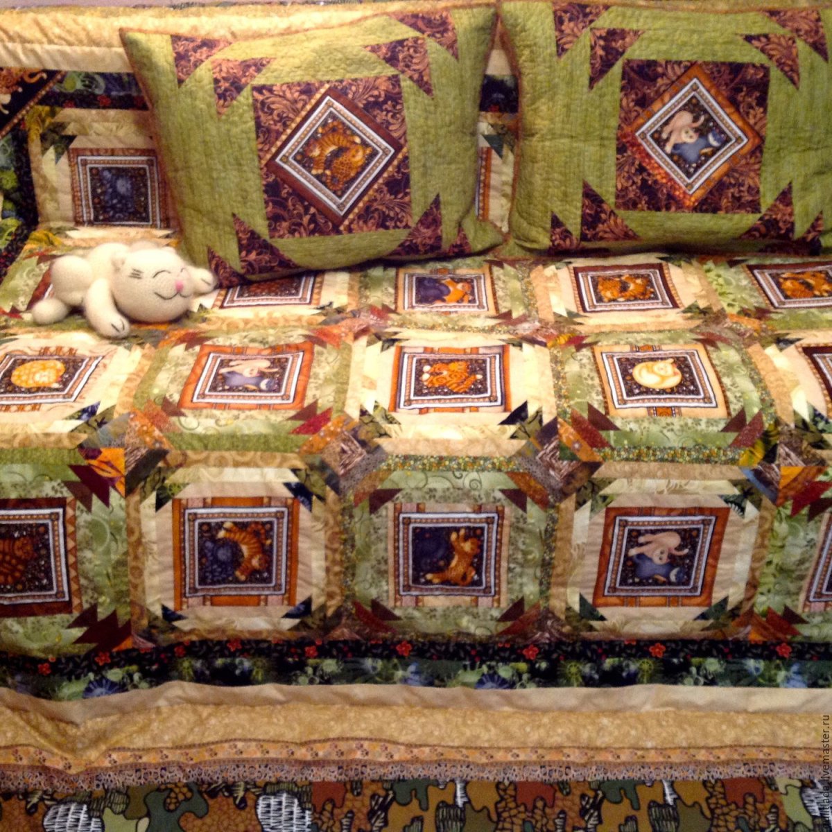 Лоскутное шитье из драпа