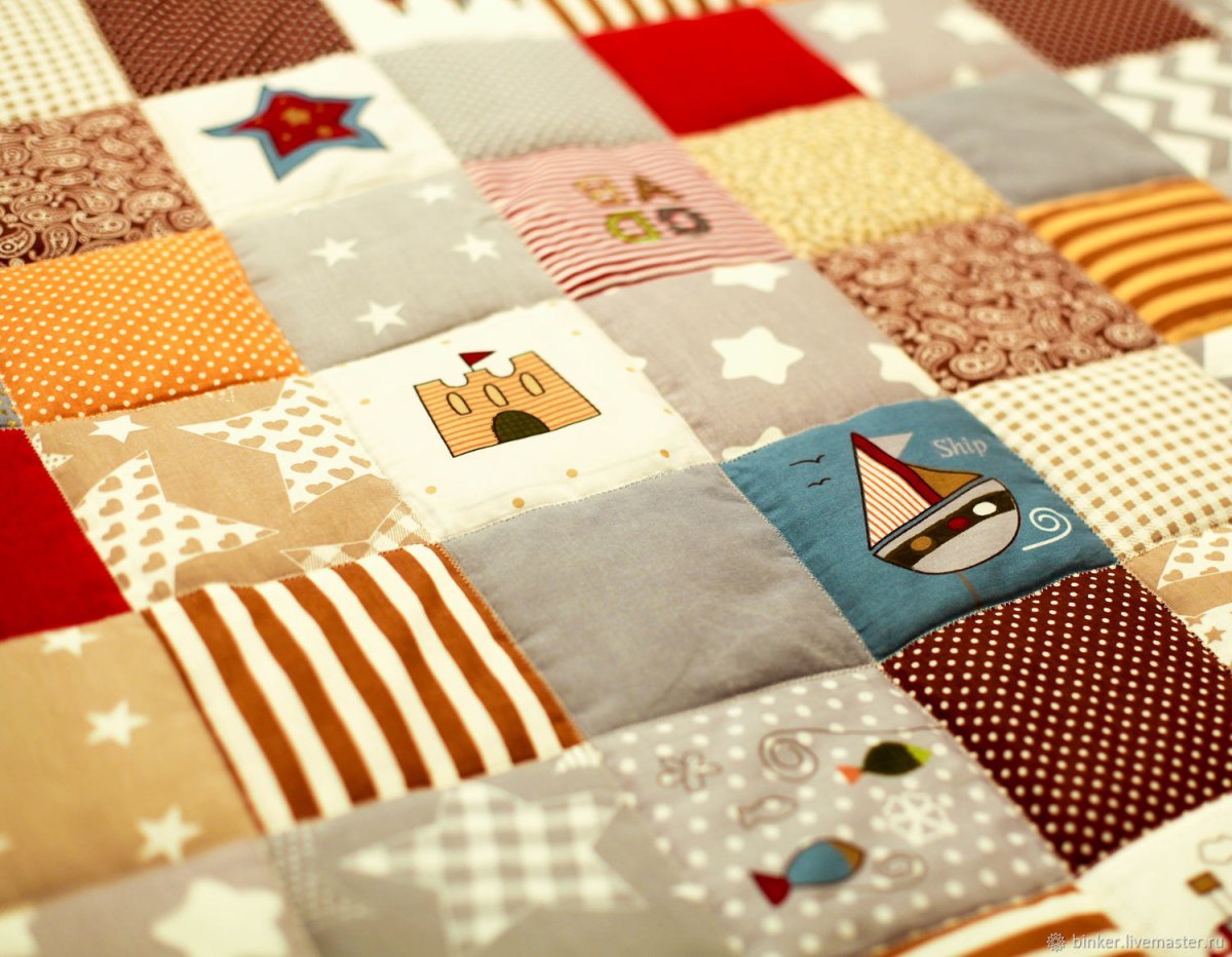 Лоскутное одеяло Ольга ко