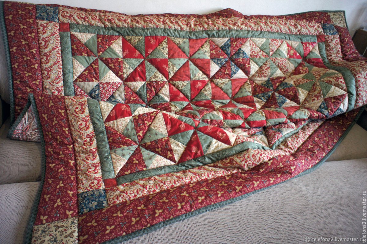 Романтические покрывала пэчворк