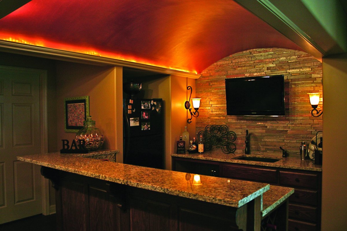 Барная стойка в частном доме