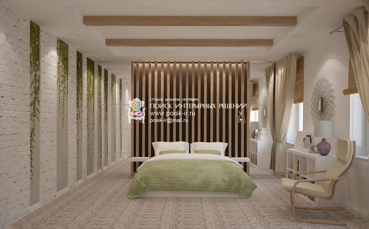 Декоративные рейки в Светлом интерьере