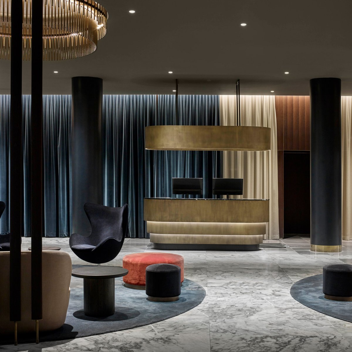 Design Hotel Lobby Interior