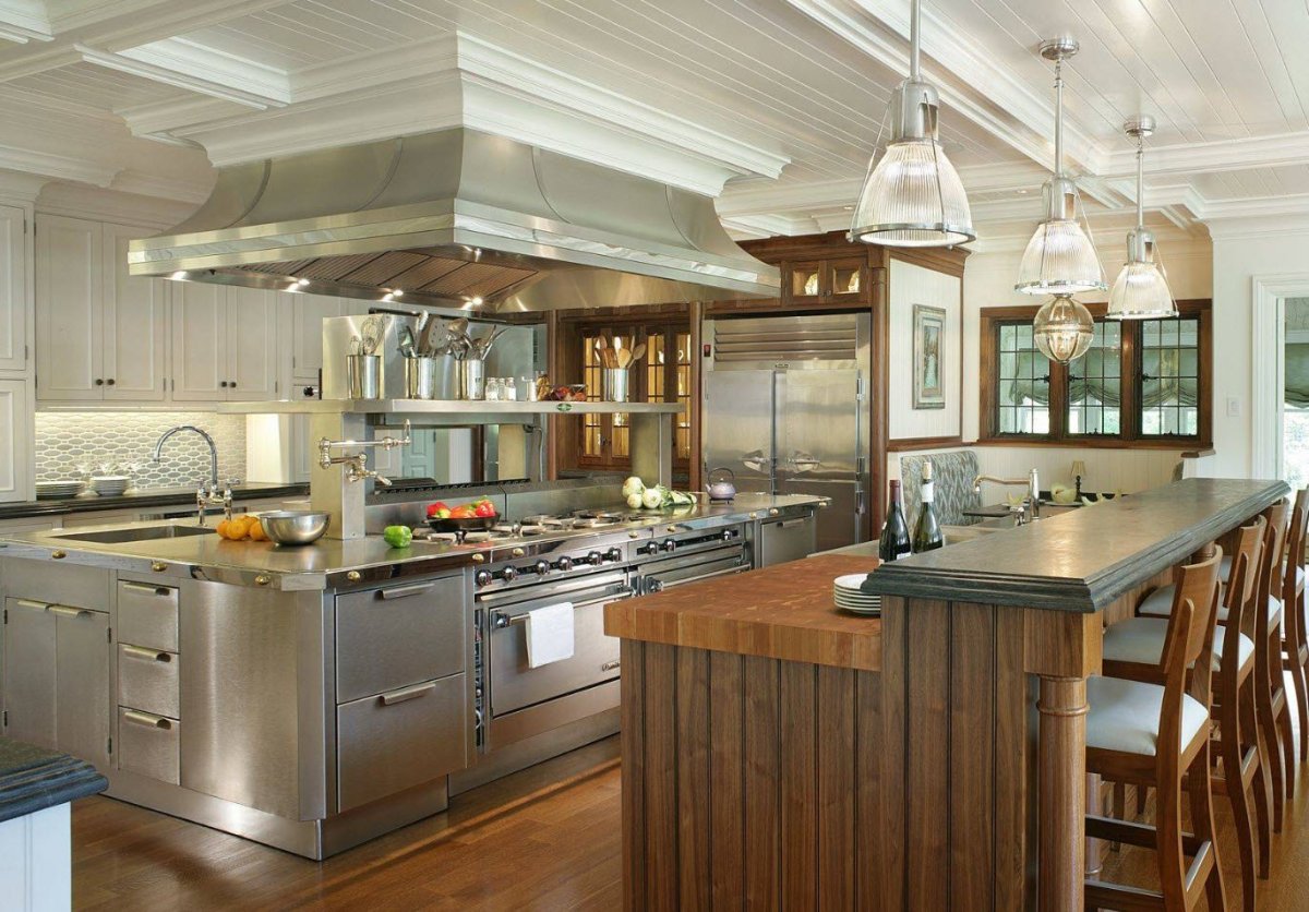 Колониальный стиль в интерьере кухни