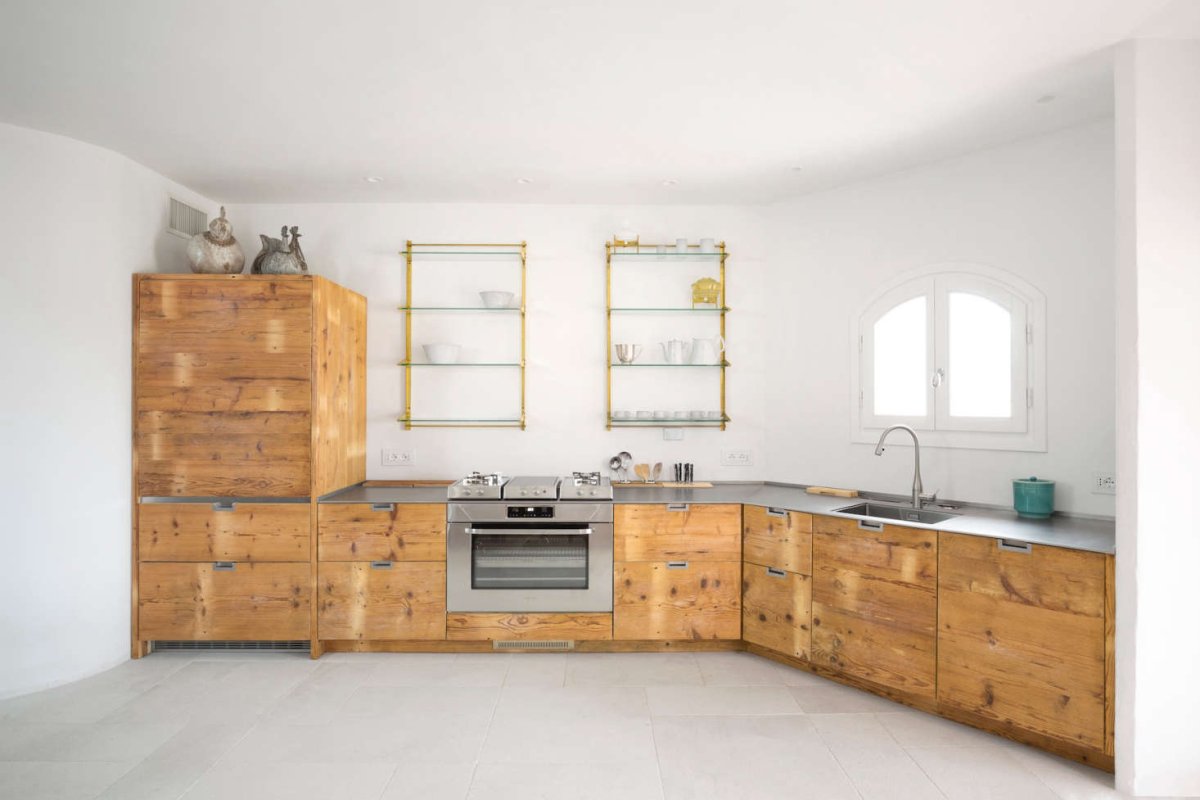 Красивая Скандинавская кухня Cherry Wood