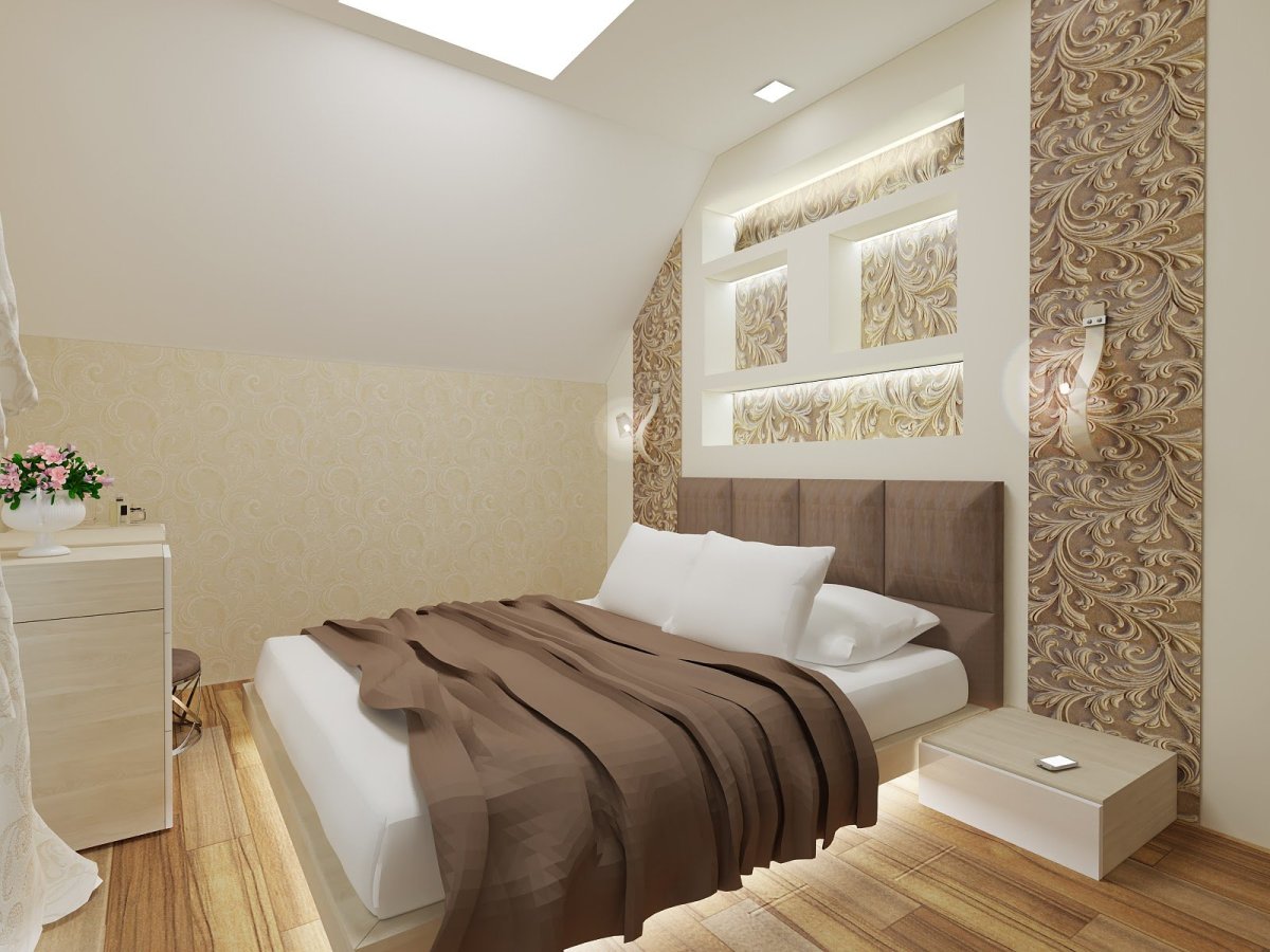 Кухня цвета шампань