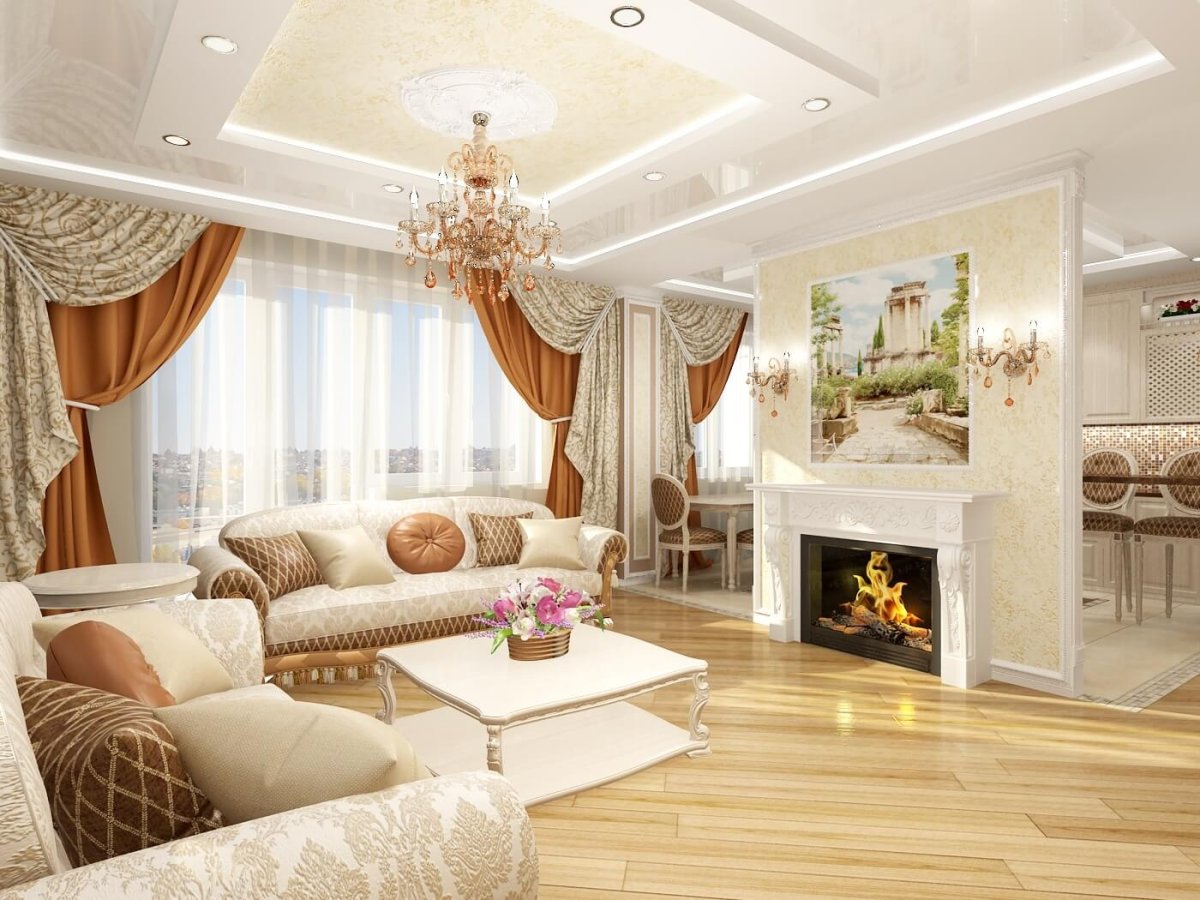 Гарнитур Люкс цвет шампань фото