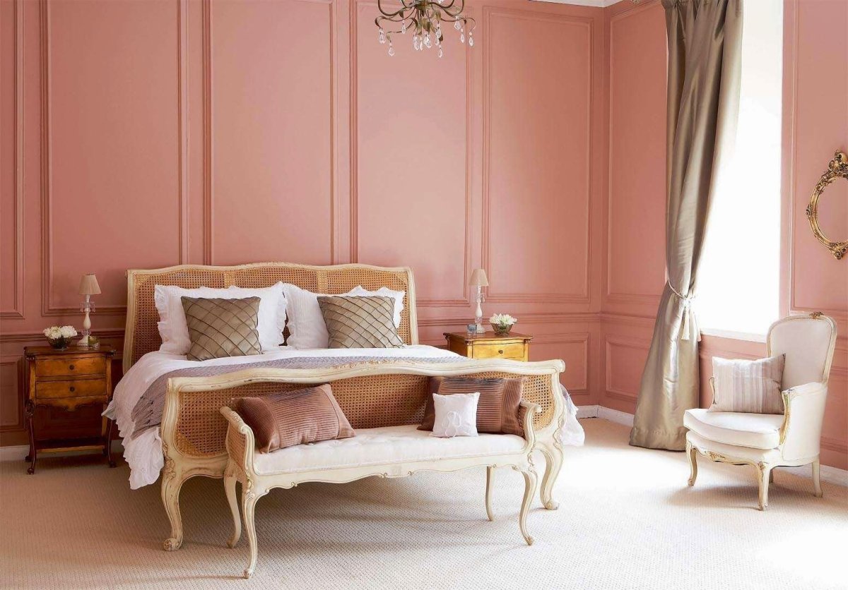 Цвет пыльной розы в интерьере