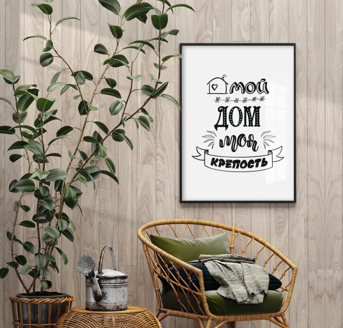 Дощечки с надписями для декора