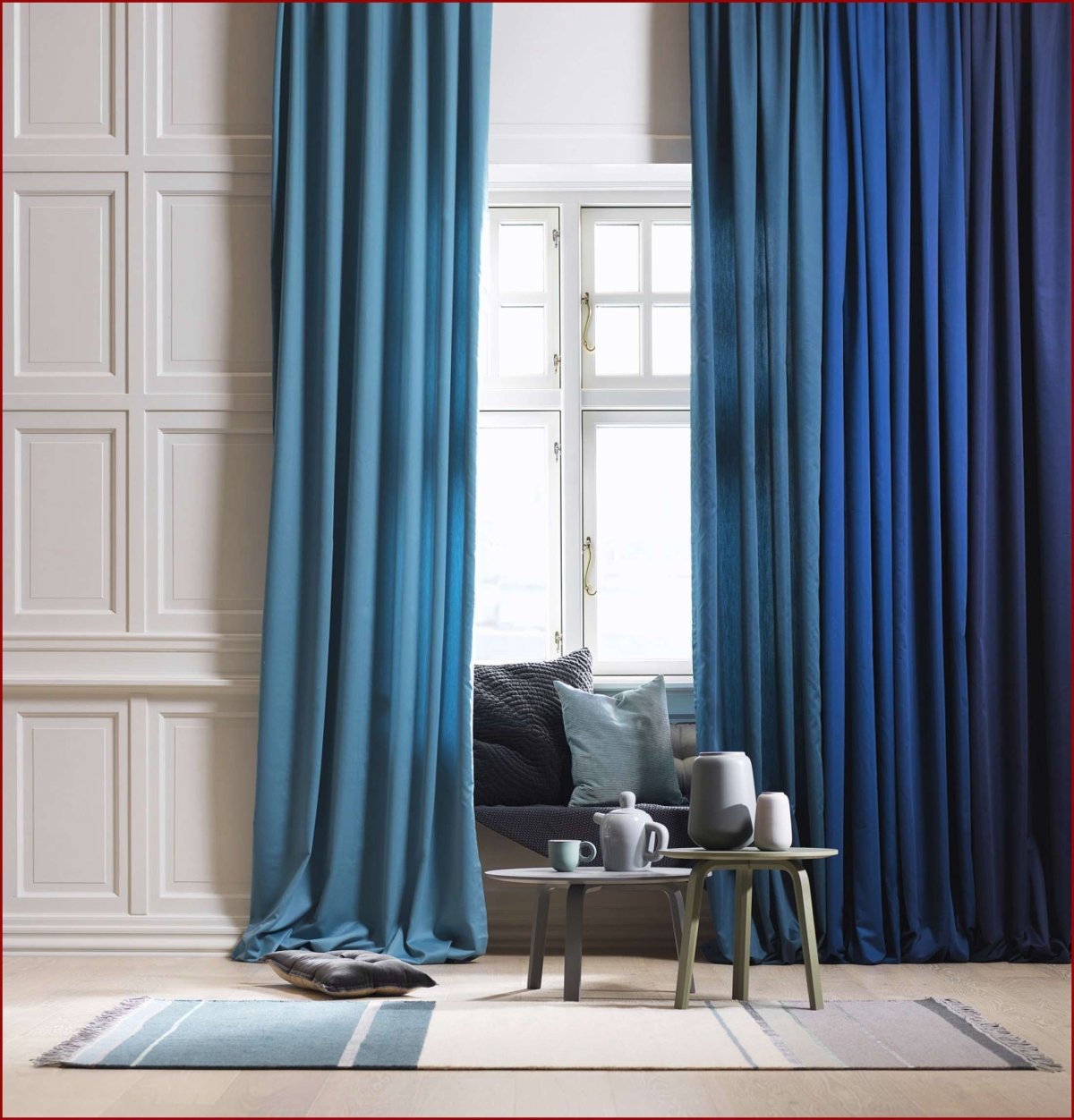 Шторы Верди морская волна