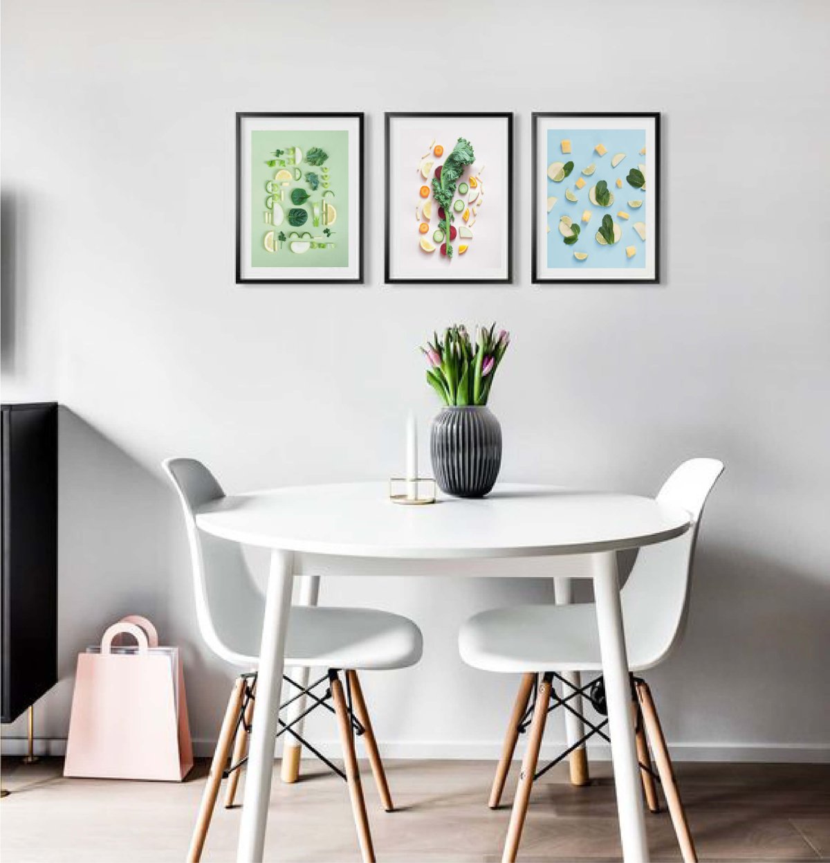 Постеры в интерьере кухни