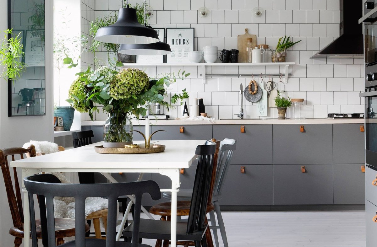 Бирюзовая кухня икеа