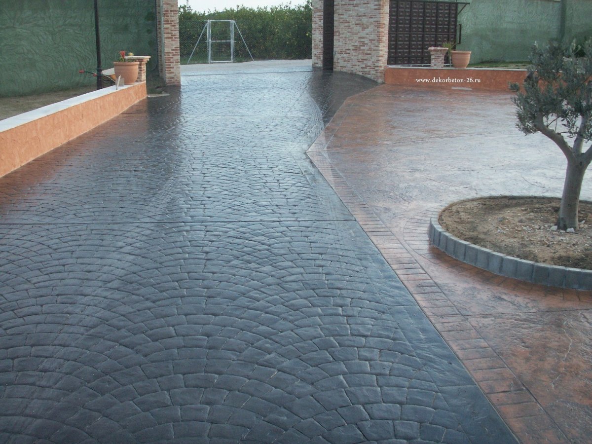 Штампованный бетон