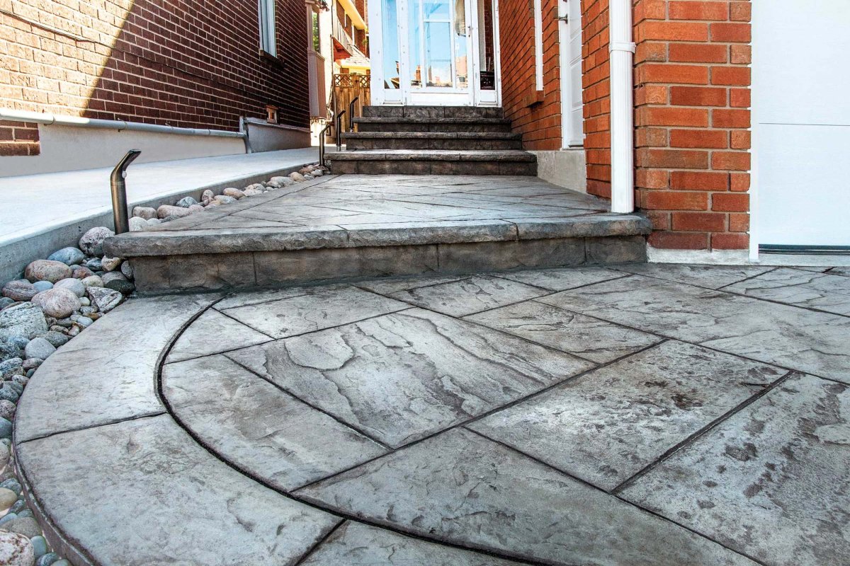 Декоративные бетонные дорожки