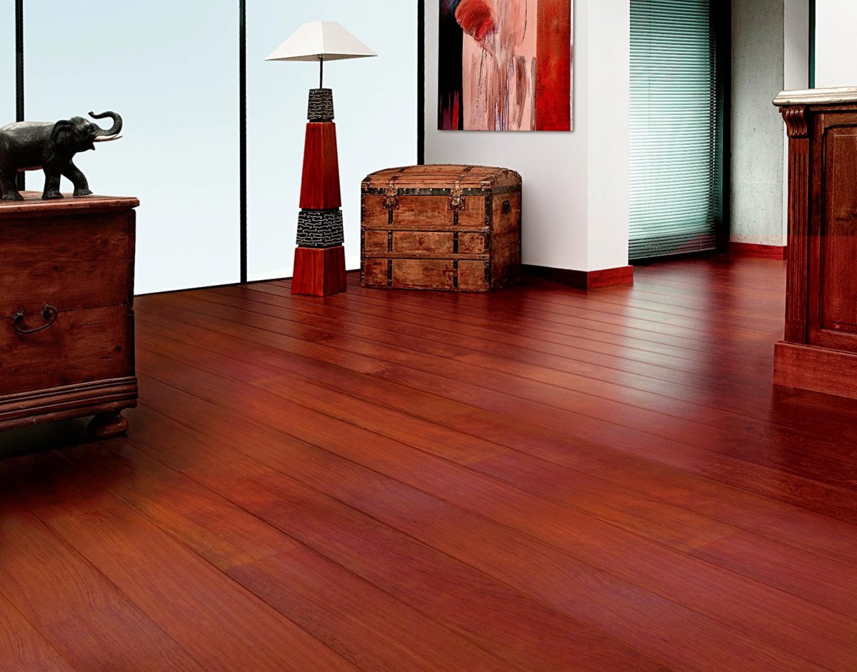 Кухня с бежевым линолеумом под дерево