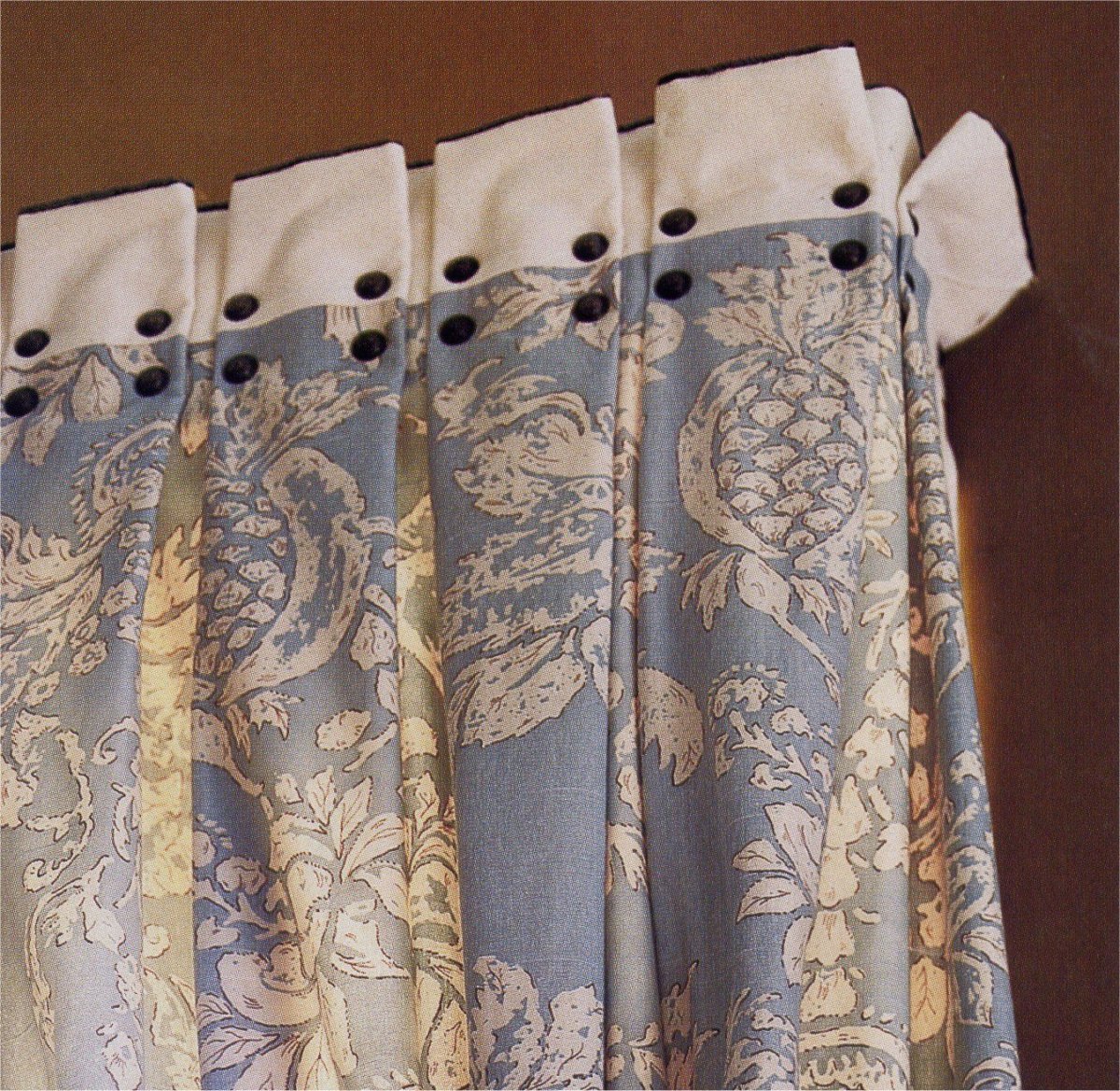 Тюль с декоративной тесьмой