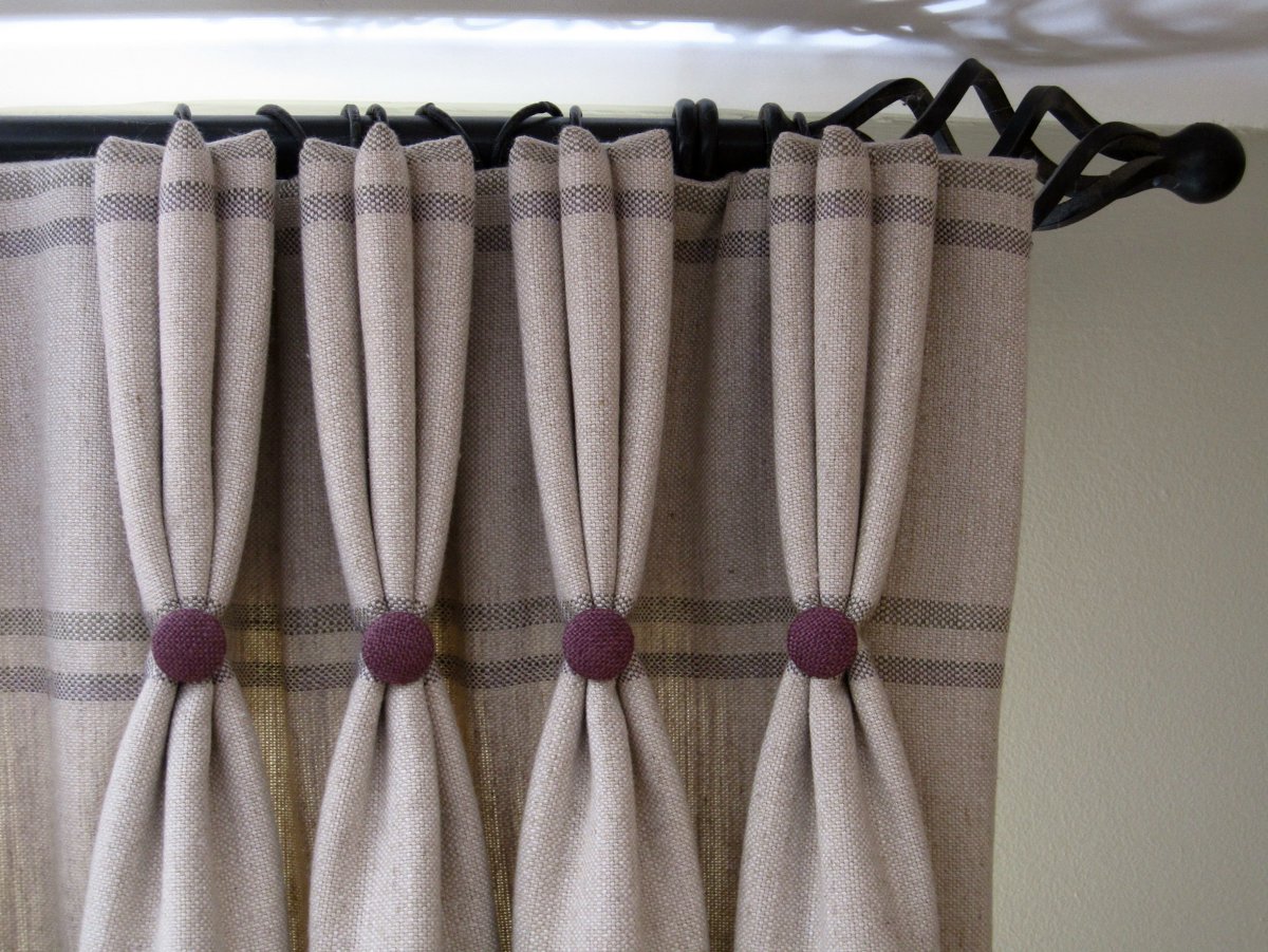 Фламандская складка на шторах