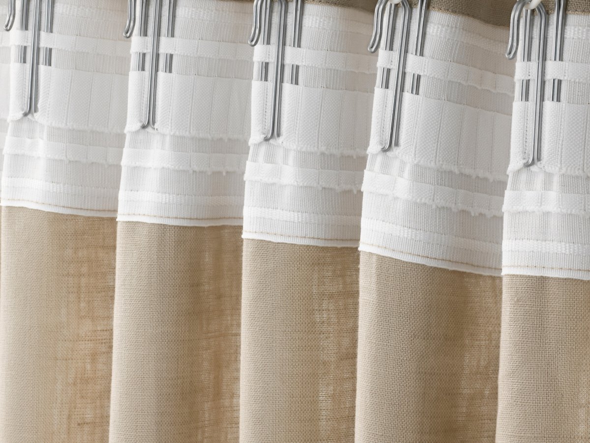 Шторная лента для портьер на потолочный карниз