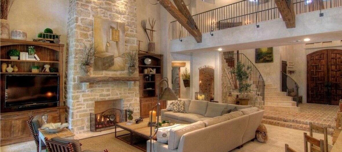 Дом в средиземноморском стиле интерьер